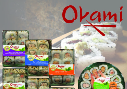 Okami Seafood Combo Sushi Rolls 8 Count, 8 oz - Fry's Food Stores